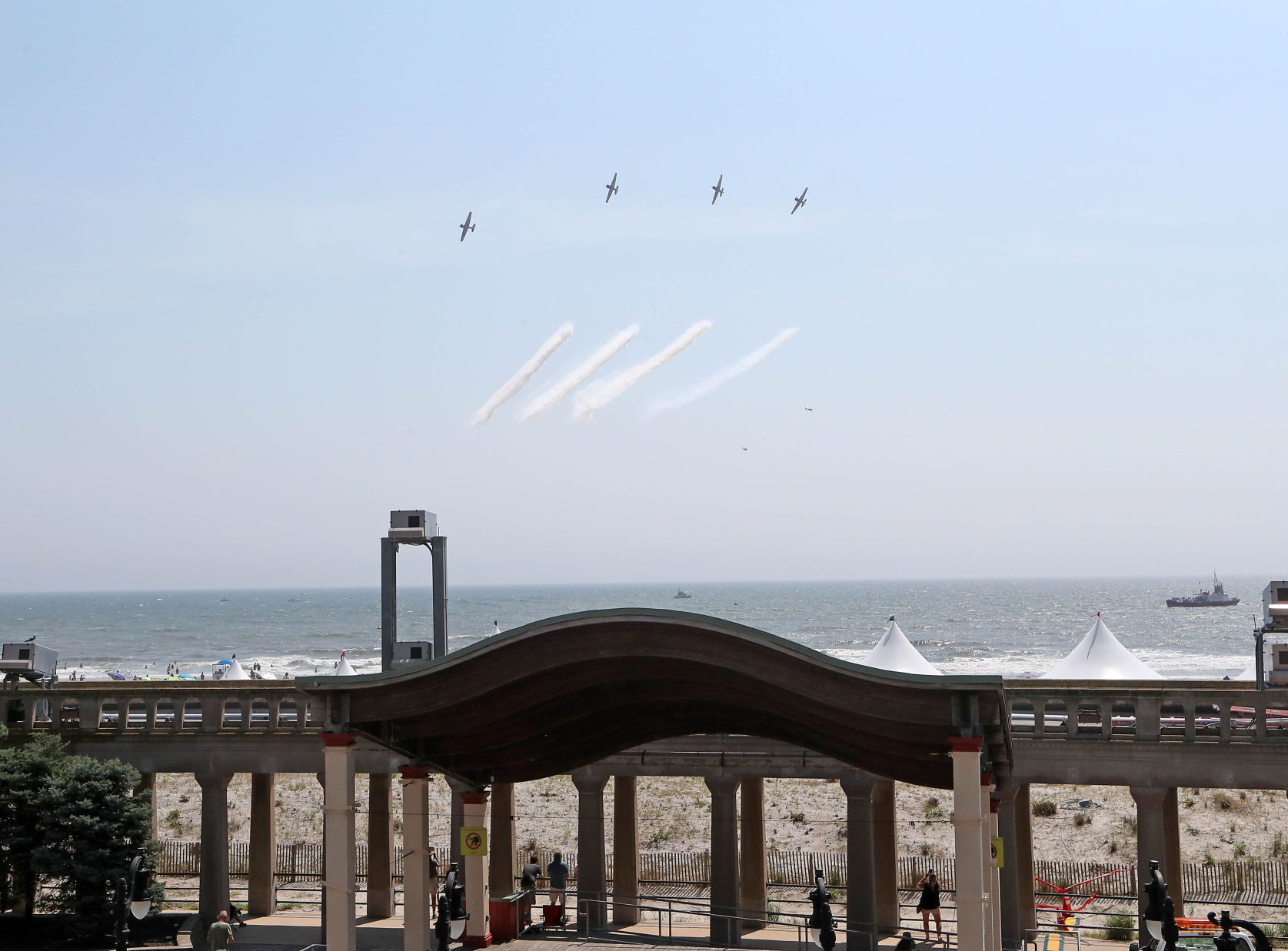 Planes practice before Airshow in AC